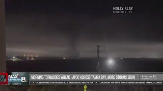 Incredible viewer video shows tornado moving through Pinellas County overnight