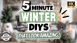 Decorating after Christmas | 5 Minute Winter Crafts | Dollar Tree DIY