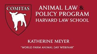 10/02/20: Katherine Meyer "World Day for Farmed Animals Lecture"