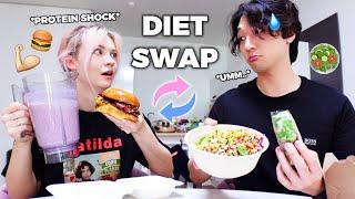 Swapping Diets With My Boyfriend For A Day *this is what happened…*