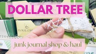 AWESOME Dollar Tree Junk Journal Shop With Me and Haul ️ - GORGEOUS items!  Go NOW!!