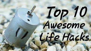 10 Awesome Life Hacks For Dc Motor || DC Motor life hacks