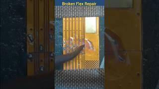 Broken Flex Repair #mobilerepair #soldering