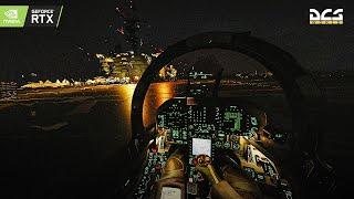 DCS: F/A-18C Supercarrier Rainy Night Take-Off | RTX™ 3090