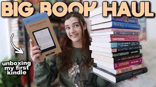 big book haul and kindle unboxing  [new release books and ARC's, and a kindle unlimited haul]