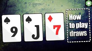 How To Play Draws in Poker - A Little Coffee with Jonathan Little