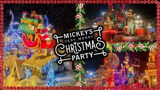 Mickey’s Very Merry Christmas Party Opening Night (Walkthrough and Parade) - Magic Kingdom, Florida