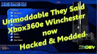 Xbox 360e Winchester Hacked with Bad update,Jungle Flasher and AutoGG