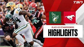 Edmonton Elks vs. Calgary Stampeders | CFL HIGHLIGHTS