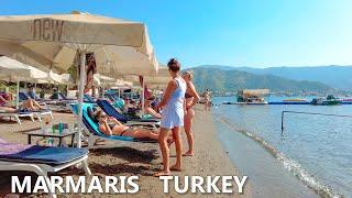 Marmaris City Beach Walking Tour Turkey 4K