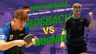 Lukas Bosbach vs. Till Hübner: EPISCHER Tischtennis-Showdown – Wer dominiert die Platte?!