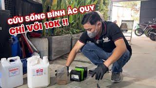 Video 948 - Mẹo Phục Hồi Bình Ắc Quy Hư Với Giá Rẻ | Motorcycle TV