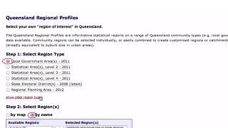 How to create a profile of your region