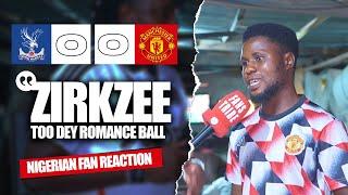 CRYSTAL PALACE 0-0 MANCHESTER UNITED ( David - NIGERIAN FAN REACTION) PREMIER LEAGUE 24-25 HIGHLIGHT