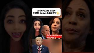 Trump Claims Joe Biden Hates Kamala Harris!