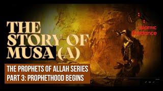 29 - The Story Of Musa (Moses) - P3 -  Musa Receives Prophethood (Prophet Series)