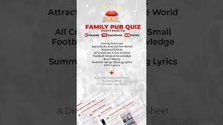 Family Pub Quiz Night Downloadable PDF – 79 Questions!https://quiztimeuk.etsy.com/listing/1852304543