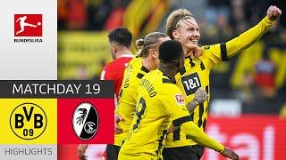 Borussia Dortmund - SC Freiburg 5-1 | Highlights | Matchday 19 – Bundesliga 2022/23