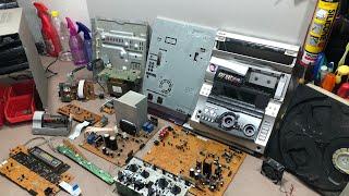 SONY MHC-RX99 Maintenance Repair Restoration Disassembly Part 1