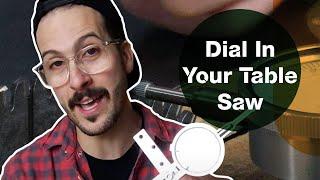 Dial In Your Table Saw with iGaging