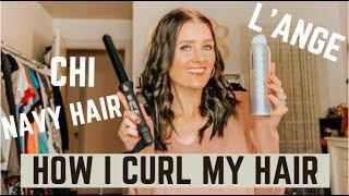 HAIR TUTORIAL with the L'ANGE 1" (25mm) CURLING WAND -- Everyday, beachy, wavy curls - lookatccglow