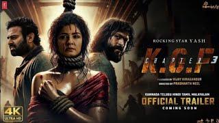 K.G.F : Chapter 3 - Official Trailer | Rocking Star Yash | Prabhas | Prasant Neel | KGF 3 Trailer