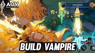 AOV : MURAD/ZENITSU GAMEPLAY | BUILD VAMPIRE - ARENA OF VALOR