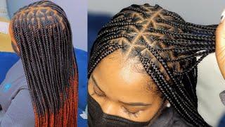 12 hour custom ombre knotless boxbraids/ long knotless braids