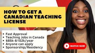 How to Get a Canadian Teaching License from Anywhere in the World | Teaching Jobs in Canada