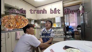 #93  MỰC  XÀO CAY HÀN QUỐC. MINJU KHÓC SƯNG MĂT