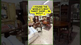 I FOUND THE WORLD'S BEST THRIFT SHOP... IN SICILY 