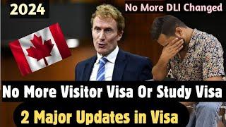 No More Visitor Visa or Study Permit for CANADA  #canada #visa #india #punjab