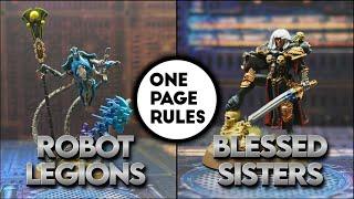 Ash Storm! Malhadra Part 5: Robot Legions v. Blessed Sisters - Grimdark Future Firefight, 300 pts.