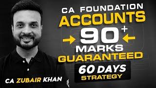 CA Foundation Accounts 90+ Guaranteed I 60 Days Strategy