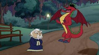 American Dragon: Jake Long - Makes all His Body Barthes to Dragon Barthes