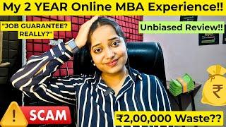 Is Online MBA a SCAM? Challenges I Faced in Online MBAMy 2-YEAR Experience2 LAKH Waste??