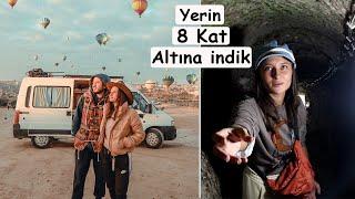 KARAVANLA KAPADOKYA | Dünya'nın EN BÜYÜK Yeraltı Şehri | Cappadocia tour Van Life / Nevşehir