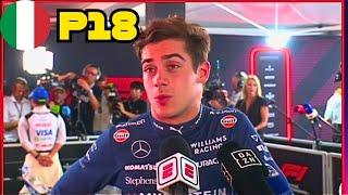 Declaraciones De Franco Colapinto Tras Ser Eliminado En Q1 | Clasificación Monza F1 2024