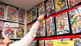 Buying Iconic Wall Books for our Personal Collection at Urban Legend Comic Shop!