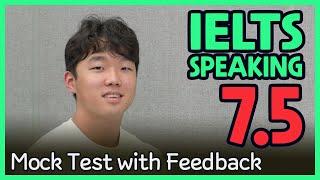 IELTS Speaking Band 7.5 Mock Test with Feedback