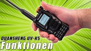 Quansheng UV-K5  Bedienung und Funktionen