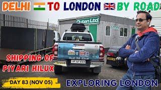 Piyari hilux Starts The Journey To Mumbai | Day 83 (Nov 05) Part 1 | Delhi To London By Road