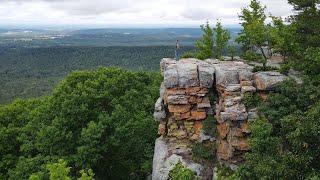 Mt Magazine WMA - Buzzard Rock Lookout - Big Shoal Falls - Dispersed Camping- Ozarks NF - AR