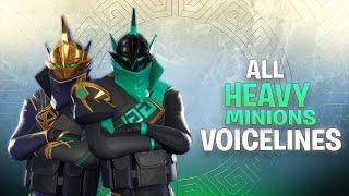 All Heavy Minions Guards/Henchmans Voicelines  in Chapter 5 Season 2- Fortnite Bosses Voicelines