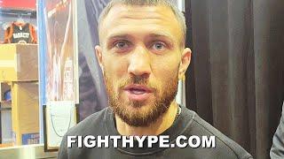 LOMACHENKO MESSAGE ON RUSSIA INVADING UKRAINE; USYK PLEADS FOR "NO WAR" PEACE