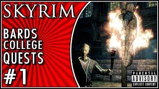 Skyrim: Bards College - Tending The Flames (Bards College Quests #1) Gameplay