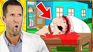 ER Doctor REACTS to Family Guy Cutaway Medical Scenes (PART 2)