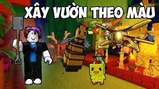 Hành Trình 24h Xây Vườn Theo Màu Trong Grow A Garden