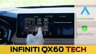 Infiniti QX60 Media Screen | Apple CarPlay, Android Auto, Navigation and more! (2022-2024 models)