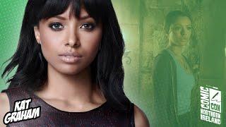 Kat Graham goes rogue at Comic-Con Ireland and brings a fan up to host her panel..